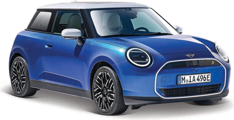 Maisto Special Edition Mini Cooper SE die-cast model car 1:24 blue