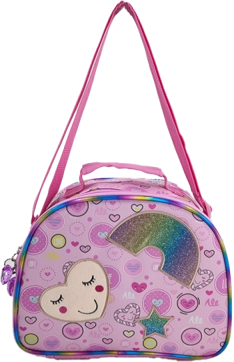Children's heart-shaped shoulder bag 25 cm