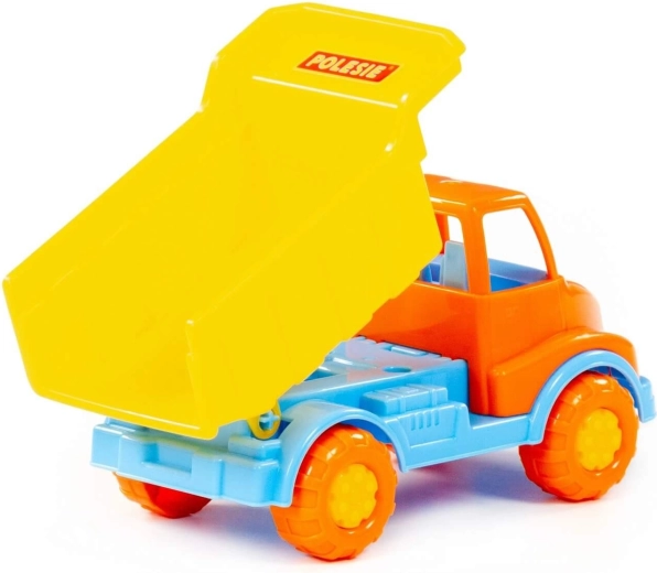 Tipping bed for realistic play