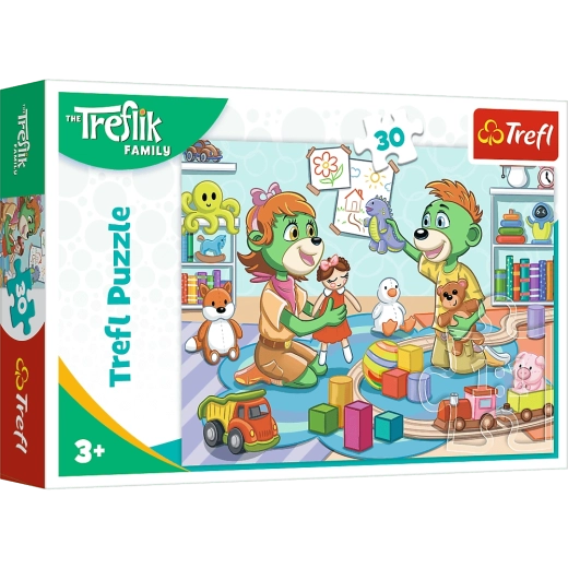 Dėlionė „Linksma Treflikų šeima“ TREFL, 30 dalių