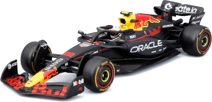 Bburago F1 modelis Oracle Red Bull Racing RB21 2025 Yuki Tsunoda 1:43 akriliniame dėkle