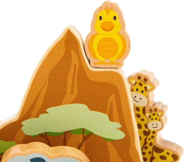 Chunky wooden figures for little hands
