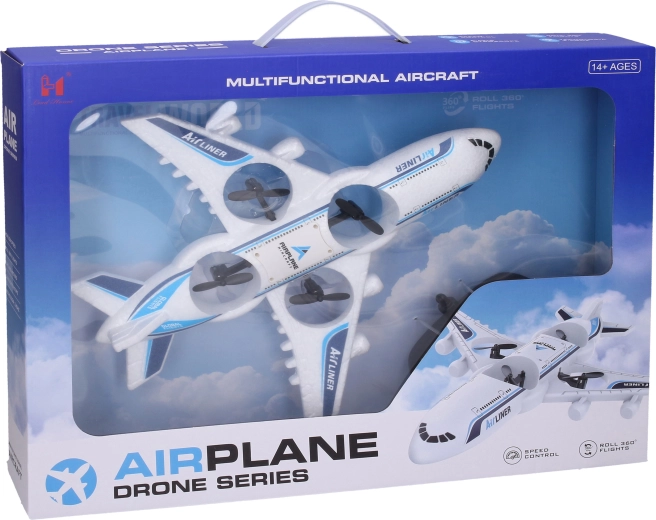 RC dronas lėktuvas su nuotoliniu valdymu 2,4 GHz 31 × 28 × 6 cm – 1 vnt.