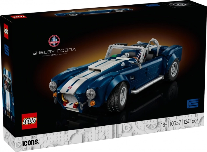 LEGO Icons Shelby Cobra 427 S/C konstruktorius suaugusiesiems