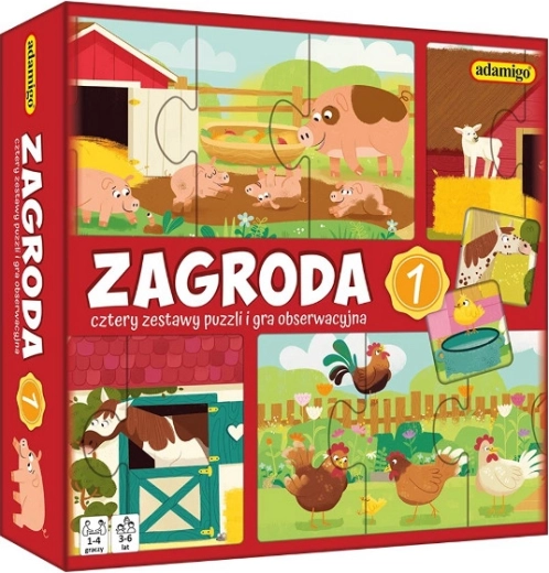 Stebėjimo dėlionė Ūkis – rinkinys 1