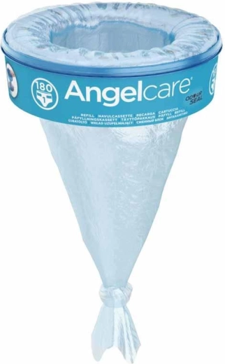 High capacity: up to 180 diapers per cartridge