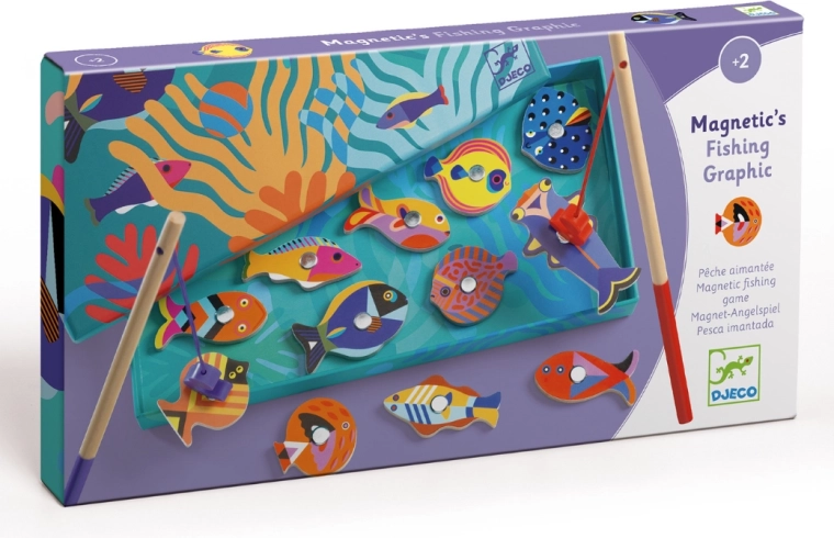 Djeco coral fish fishing game