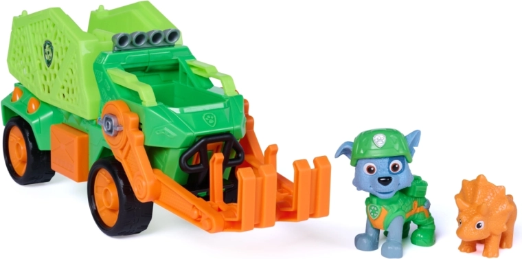 Rocky and dinosaur included