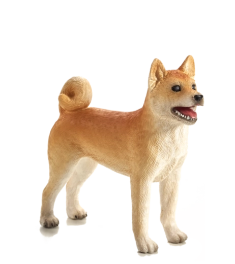 MOJO Shiba Inu Dog Plastic Figurine