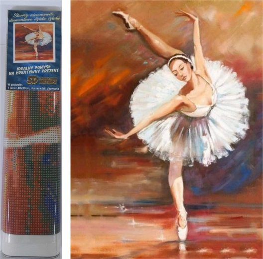 Norimpex deimantinė mozaika „Balerina“ 30x40 cm