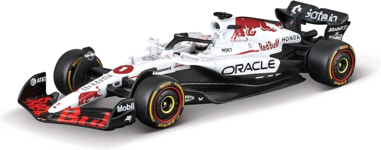 Bburago F1 modelis Oracle Red Bull Racing RB21 2025 Max Verstappen 1:18 su šalmu