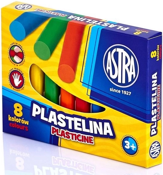 Kūrybinis plastilinas Astra 8x13 g
