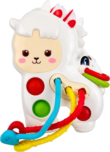 Pull-through cords for fine motor skill practice