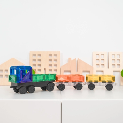 Create vehicles, trains, and trailers