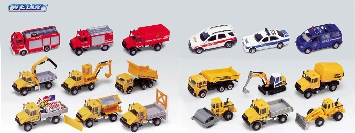 Welly Urban Spirit construction and rescue toy car
