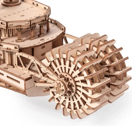Impressive paddle wheel and display stand