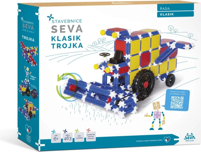 Konstruktorius Seva Klasik Trojka 464 vnt.