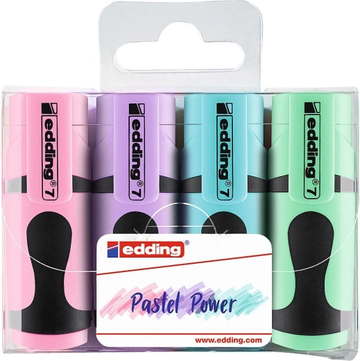 Edding Mini pastelinių spalvų žymekliai, 4 vnt. rinkinys
