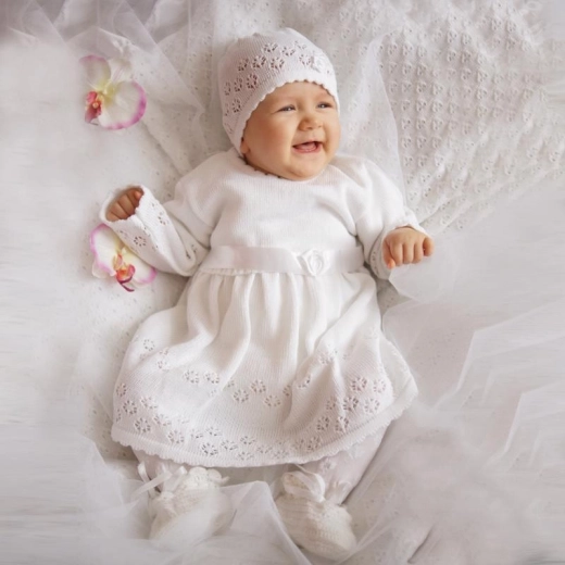 Delicate knit with cotton