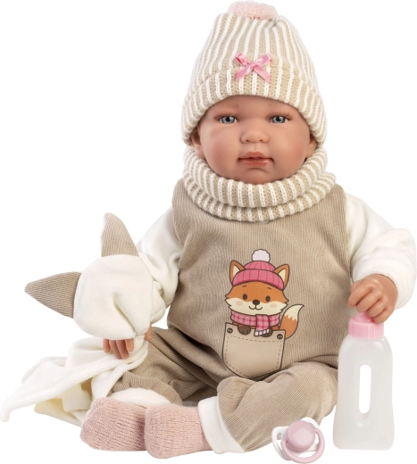 Llorens New born realistiška kūdikio lėlė su garsais 44 cm