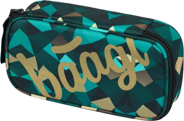 Baagl mokyklinis penalas dėklas Skate Polygon