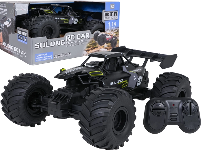 RC off-road crawler 1:14 with metal body and 2.4 GHz remote control