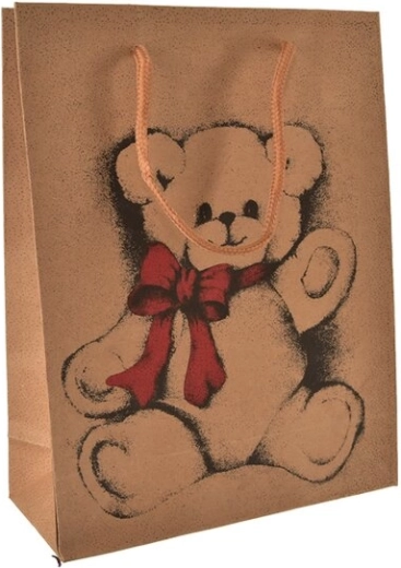 Gift bag with bear motif