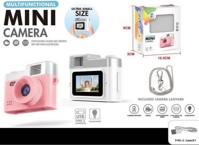 Mini camera for children with USB charging
