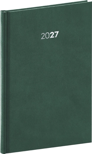 Notique savaitinis planuoklis Balakon 2027 žalias 15 × 21 cm