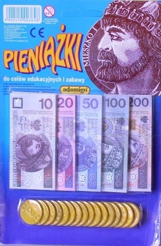 Vaikiški pinigai ir monetos PL