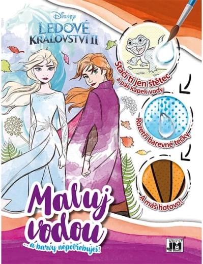 Spalvinimas vandeniu A4 Ledinė karalystė