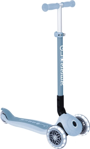 Globber Primo Foldable Lights Ecologic Scooter – Blueberry