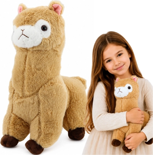 Plush alpaca – cream 38 cm