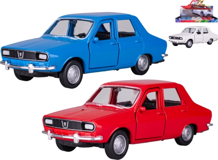 Metalinis automobilio modelis Dacia 1300 1:34 Welly su atgaliniu (pull-back) mechanizmu