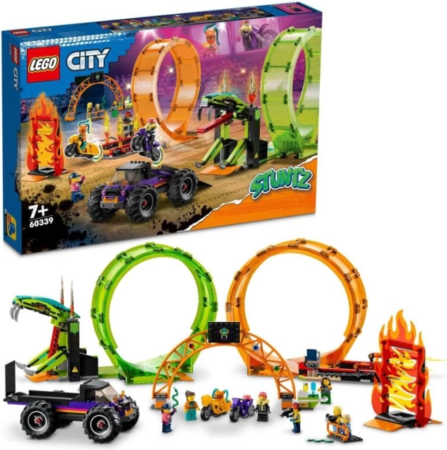 LEGO® City 60339 Kaskadininkų dviguba kilpa
