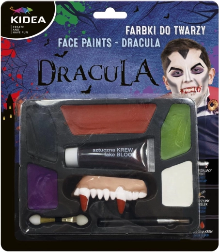 Dracula Face Paint Set Derform