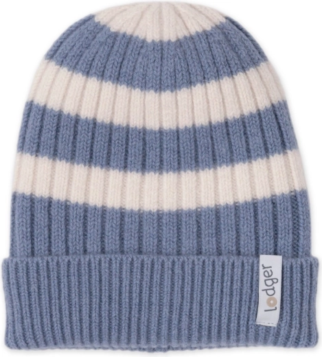 Lodger merino kepurė stripe stone (3–6 mėn.)