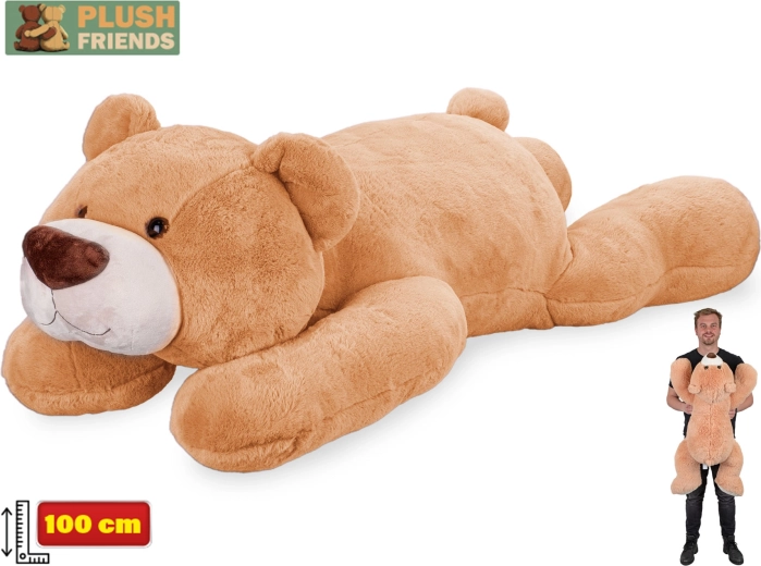 Pliušinis meškiukas Plush Friends 100 cm