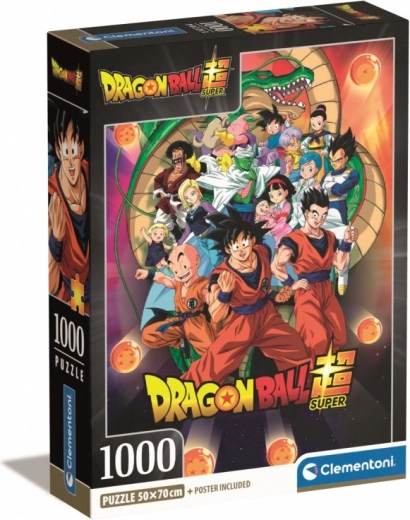 Clementoni dėlionė 1000 dalių – Anime DRAGON BALL Compact