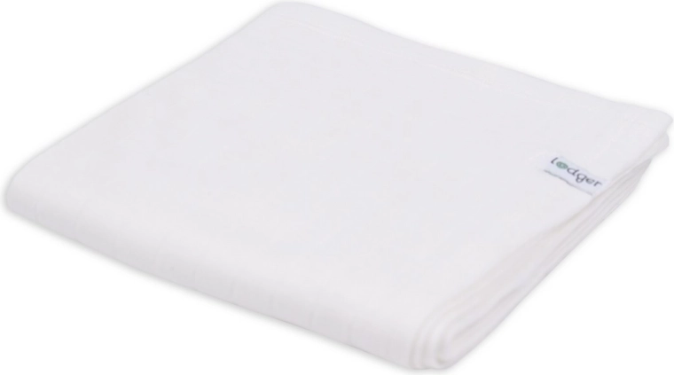 Lodger swaddler made of organic cotton Solid Cloud Dancer 70 × 70 cm - 1 piece