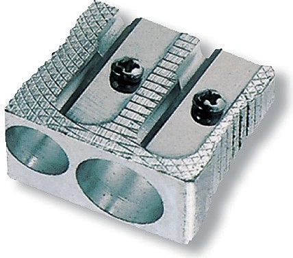 Metalinė drožtuvė M+R duo, sidabrinė