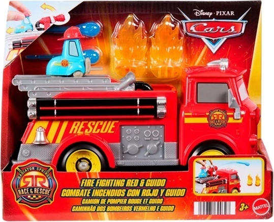 Disney Pixar Cars gaisrinės automobilis Edek ir Guido – 1 vnt.