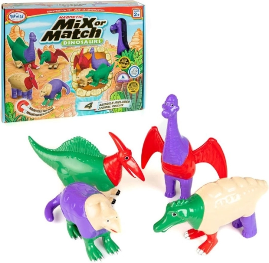 Magnetiniai dinozaurai MalBlo – kūrybinis konstruktorius vaikams