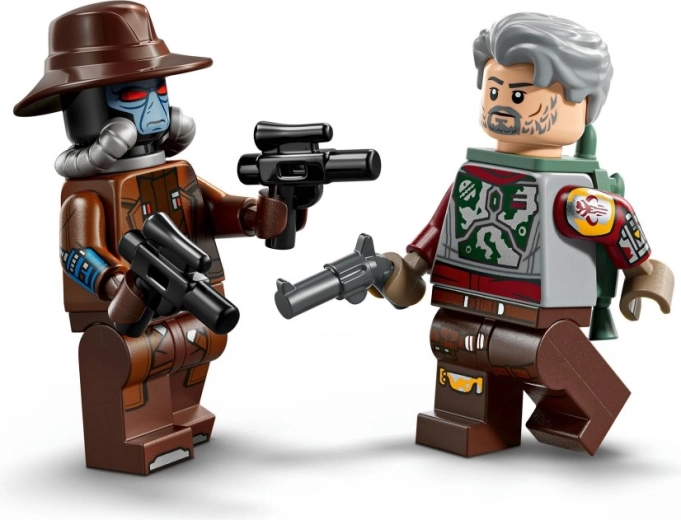 Dvi minifigūrėlės įtemptoms dvikovoms