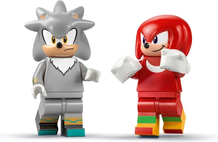 Silver ir Knuckles minifigūrėlės