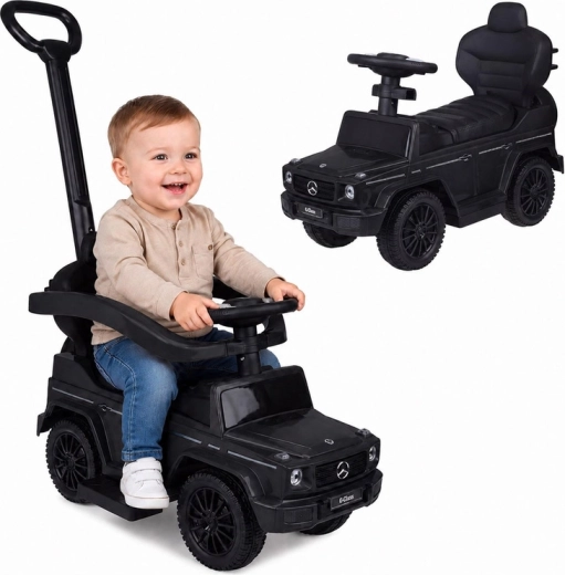 Mercedes G-Class 2-in-1 Ride-On with Push Handle and Sounds