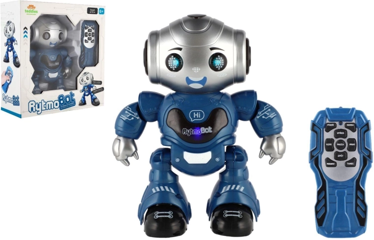 RytmoBot Robot with infrared remote control, light and sound 20 cm