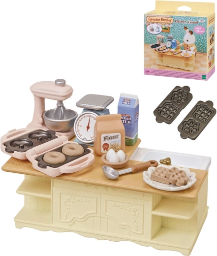 Sylvanian Families virtuvės sala su priedais