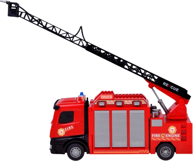 Movable rescue ladder