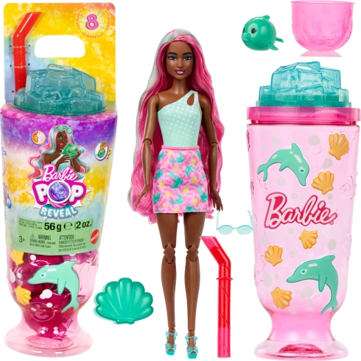 Barbie Pop Reveal Underwater World – doll with 8 surprises